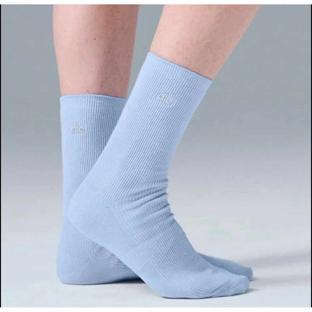 Alo seashell blue socks